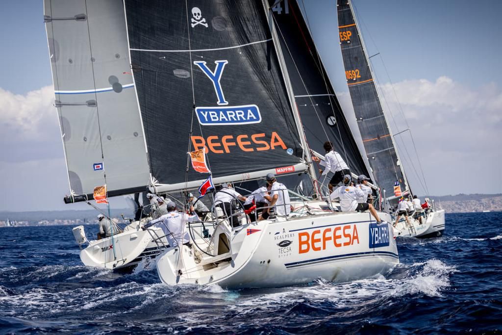 Regata en acción